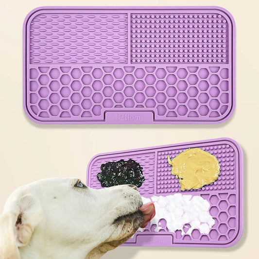 Placemat: Slow Feeding, Silicone, Cats Dogs Feeding Pad, Pet Supplies