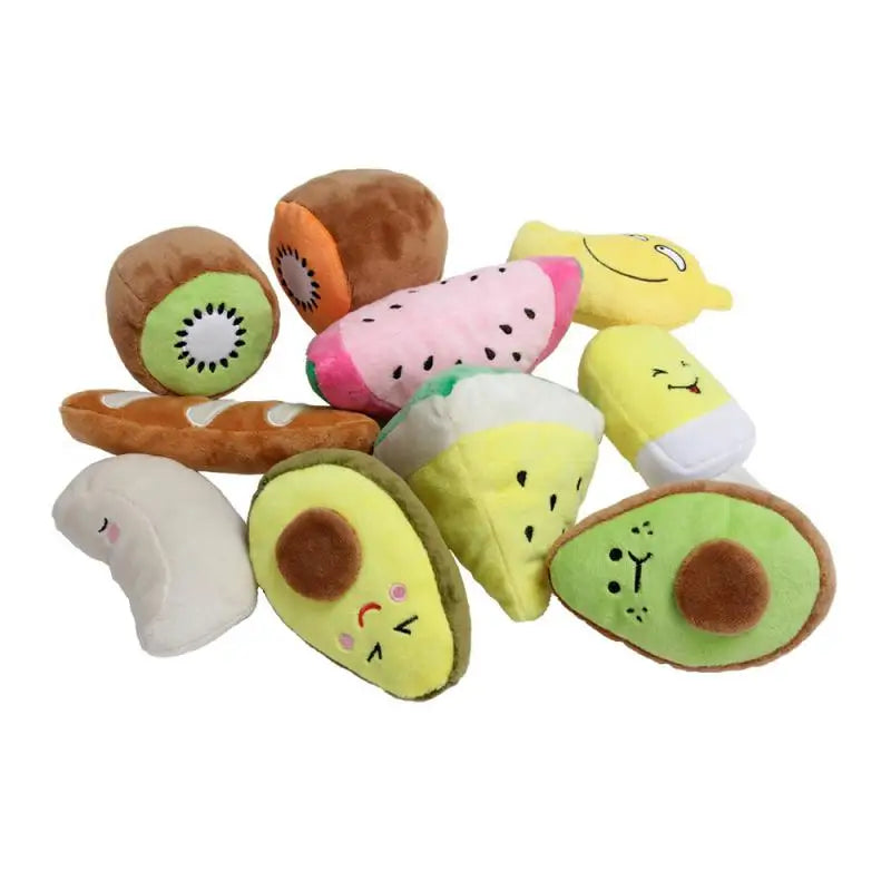 Dog Toys: Green Avocado, Funny Squeaky Toys