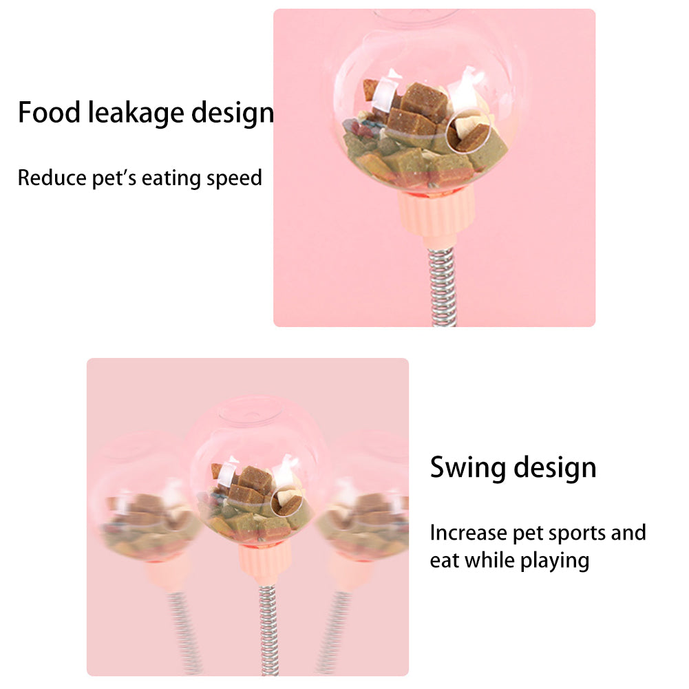 Cat Toy Pet Feeder: Leaking Food Ball, Puzzle Training Dispenser