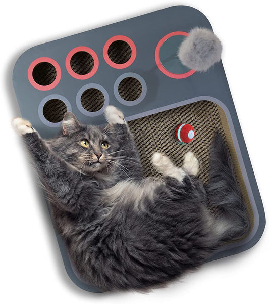 Cat Ball Board Game: Interactive 3-in-1 Toy for Playful Cats